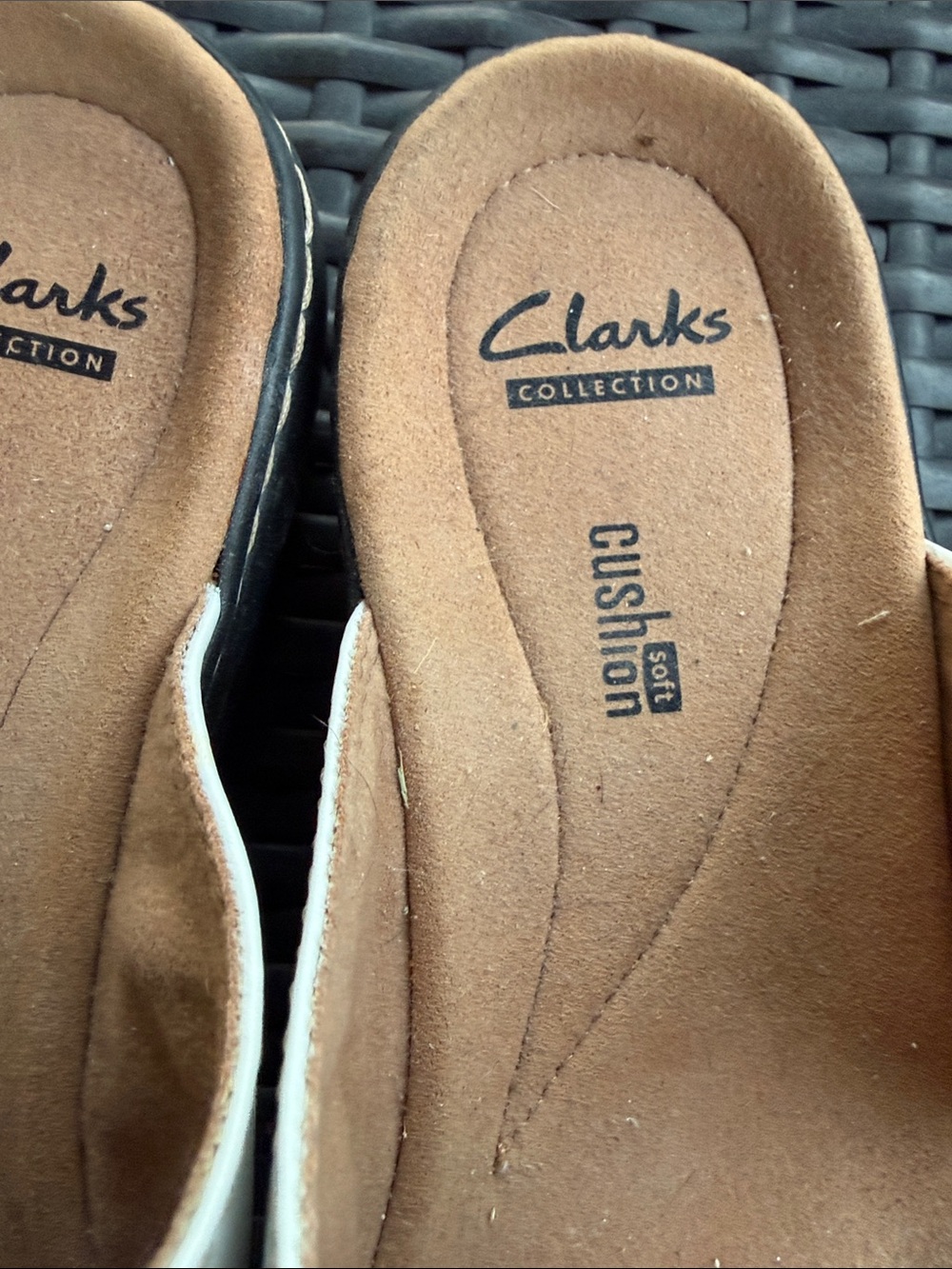 Clarks Slide Sandal Leisa Lacole 26124799 White size 7 Like New - Picture 4 of 7